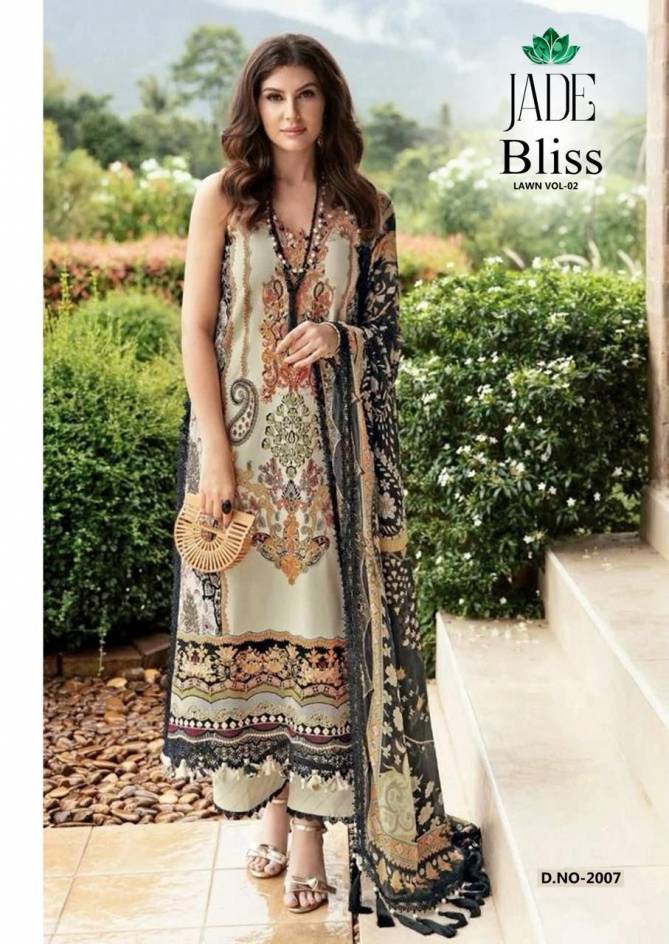 Bliss Vol 2 By Jade Karachi Cotton Dress Material Wholesale market In Surat With Price